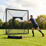Rugby passing target net for training, 7ft x 7ft size