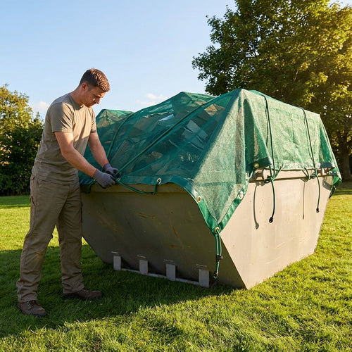 Mesh Skip Nets – Various Sizes – 300GSM Polyethylene – Outdoor Use