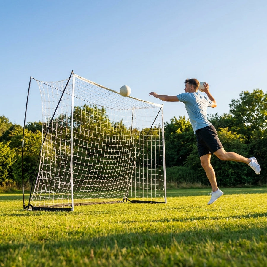 Pop-Up Handball Goal – 3m x 2m – PVC & Steel – Indoor/Outdoor Use