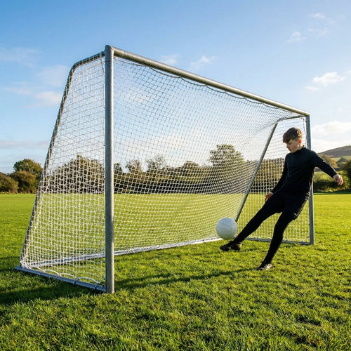 Galvanised Steel Gaelic Football & Hurling Goal – 12ft x 6ft – Weatherproof – Outdoor Use
