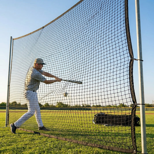 Heavy-duty baseball netting panels for indoor and outdoor use - product detail