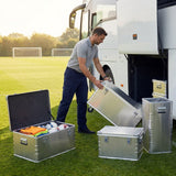 Aluminium storage boxes in various sizes for professional use - product detail
