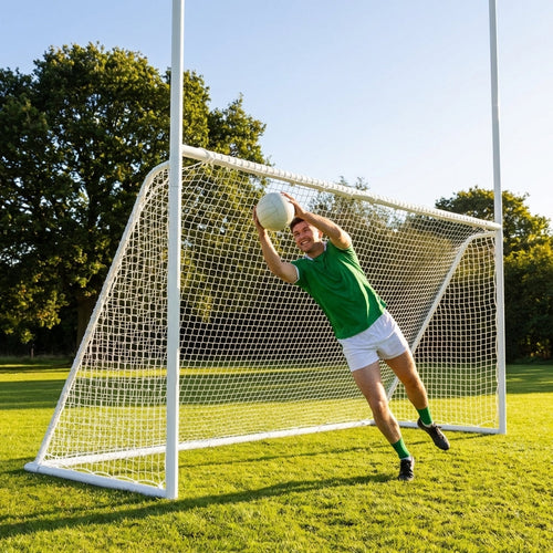 Gaelic Football Goal – 12ft x 6ft – Durable PVC – Garden & Club Use