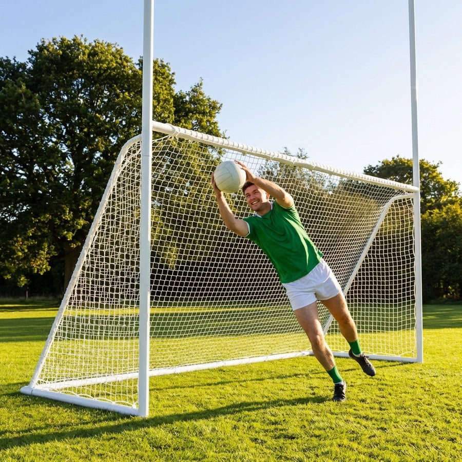 Gaelic Football Goal – 12ft x 6ft – Durable PVC – Garden & Club Use
