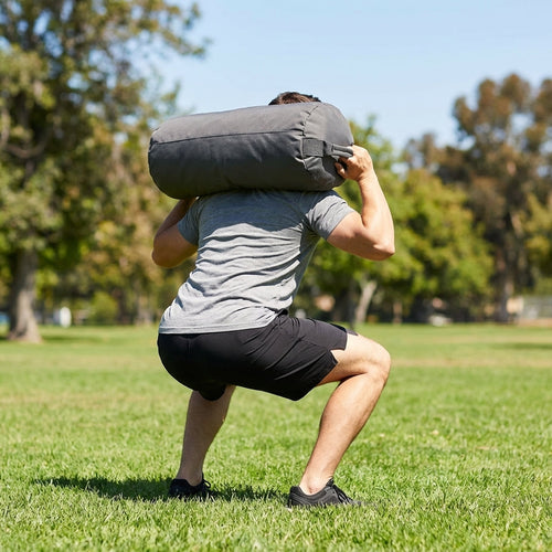Fitness Sandbag – 20kg Black – Durable Polyethylene – Home Gym & Outdoor Workouts