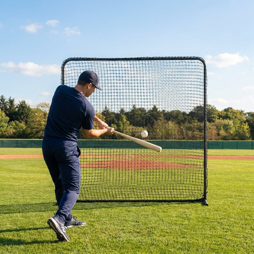 Baseball Batter's Eye Screen – Black – Durable PVC – Sports Fields