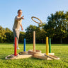 Giant Quoits Game Set – Multi-Colour – Pine Wood – Family & Leisure