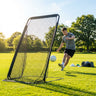 Aussie Rules Football Kicking Net – Black – Galvanised Steel – Outdoor Practice