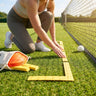 Tennis Court Marking Lines – Fluro Yellow – Flexible Rubber – Sports Training