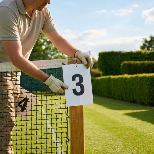 PVC Number Plates – A4 – Durable PVC – Sports Pitches & Courts