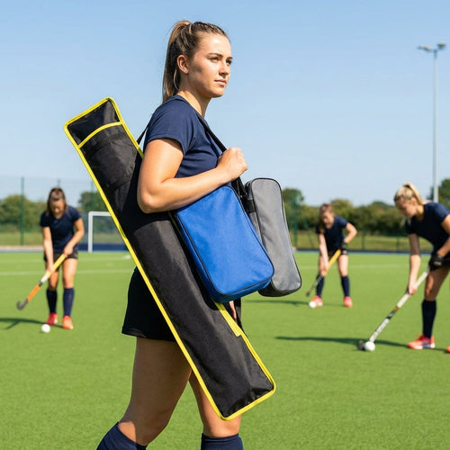 Hockey Stick Bag – Black – Durable Polyester – Field & Match Use