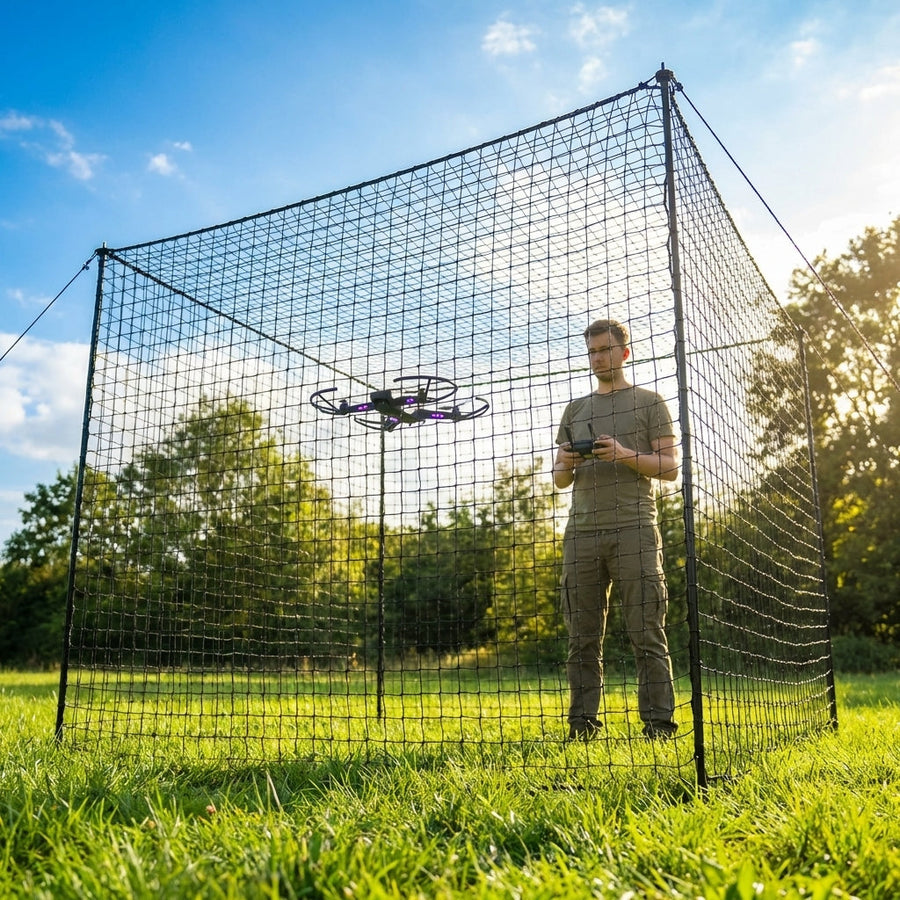 Drone Enclosure Net – Various Sizes – HDPE Twine – Outdoor Use