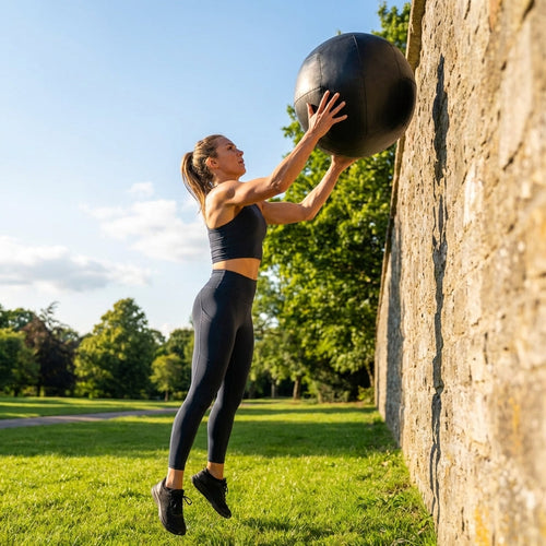Wall Ball – 35cm – Scratch-Resistant PVC – CrossFit & Strength Training