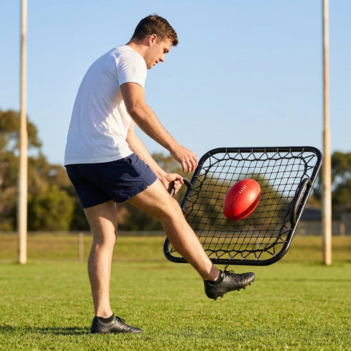 Aussie Rules Football Rebounder – Mobile – Durable Steel – Training Aid