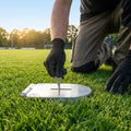 Ground socket locking lids made of heavy-duty steel for outdoor use - product detail