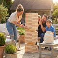 Giant Tumble Tower with pine wood blocks for indoor and outdoor use - product detail