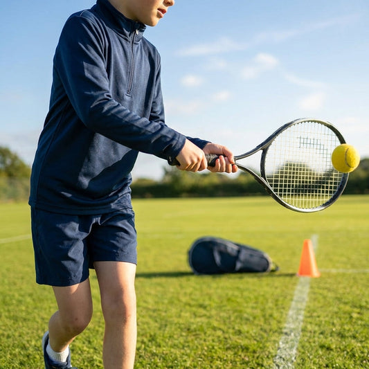 Junior Quarter Zip Tracksuit for Sportswear - product detail