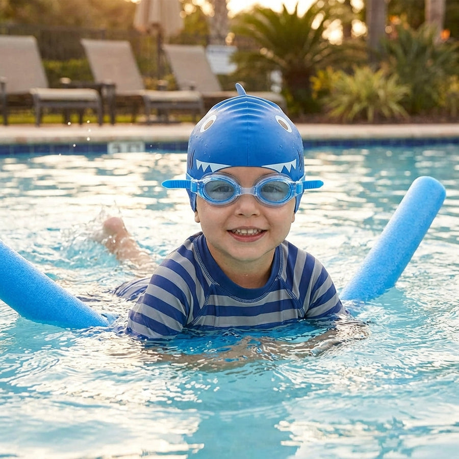 Kids' Swimming Goggles – One Size – Anti-Fog UV Protection – Pool & Beach