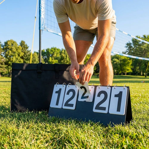 Portable Multi-Sport Scoreboard – Black – MDF & Plastic – Sports Centres