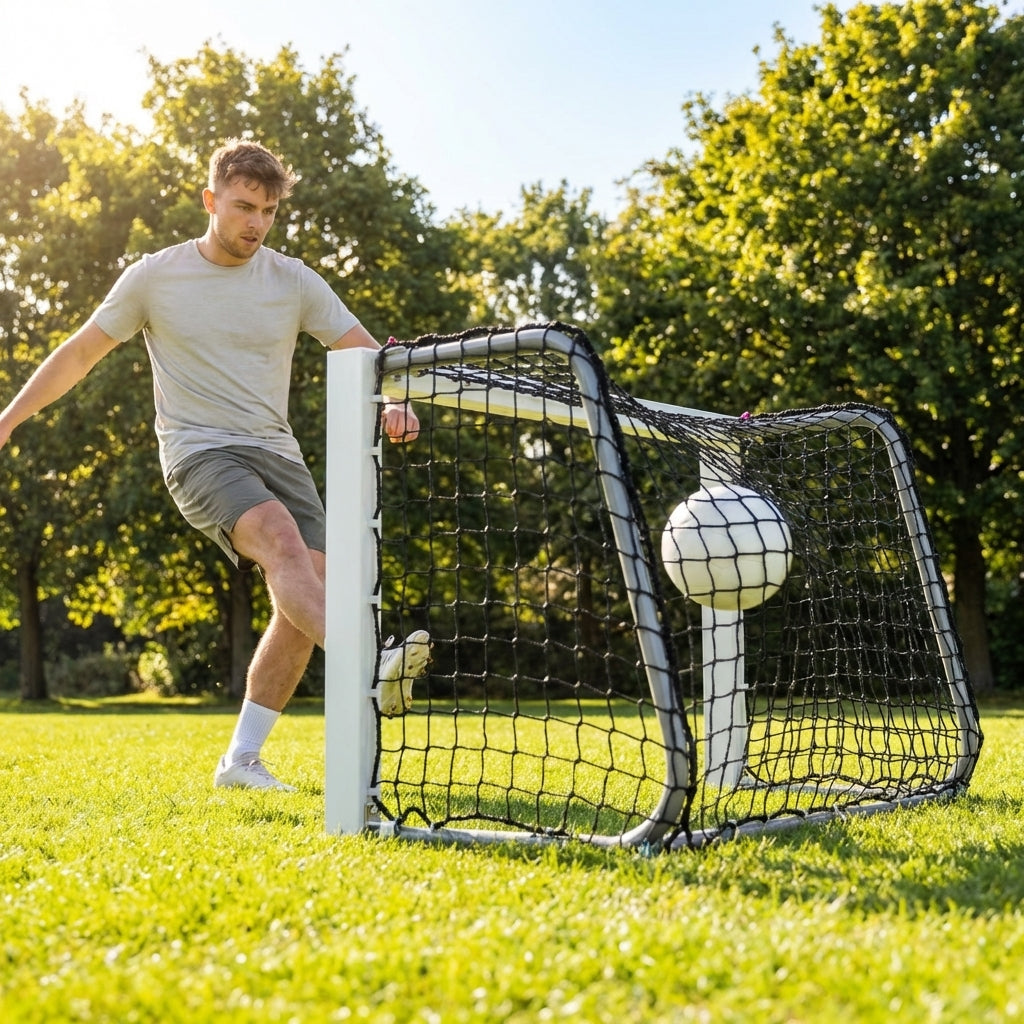 Mini target football goal with aluminium frame for training - product detail