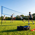 Football tennis net set with adjustable aluminium frame - product detail