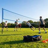 Football tennis net set with adjustable aluminium frame - product detail