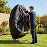 Hanging Chair Cover – Black – Waterproof PVC – Outdoor Use