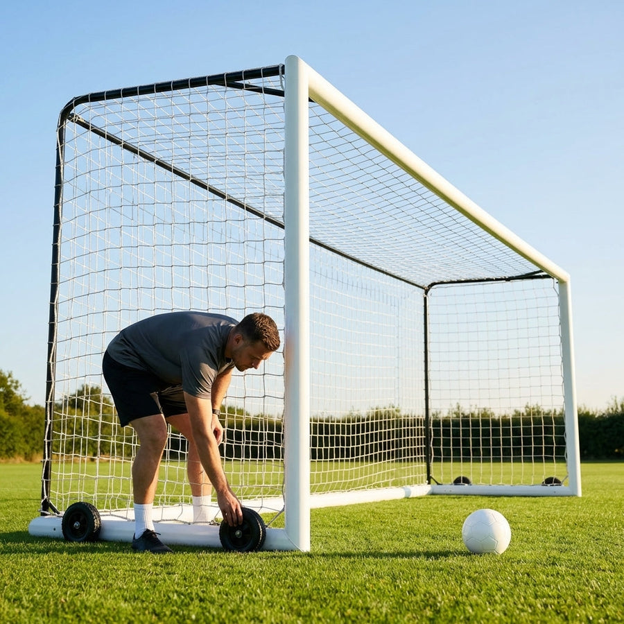 Football Goal – 12ft x 6ft – Aluminium – Mini-Soccer & Training