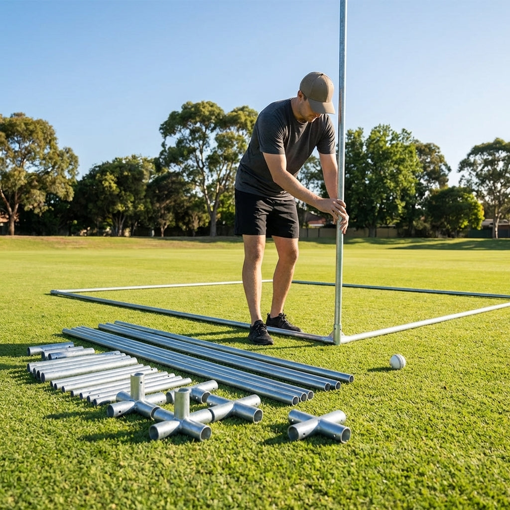 Cricket Cage Frame Kit with Galvanised Steel Components - product detail