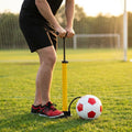 Aluminium football stirrup pump with EPDM hose