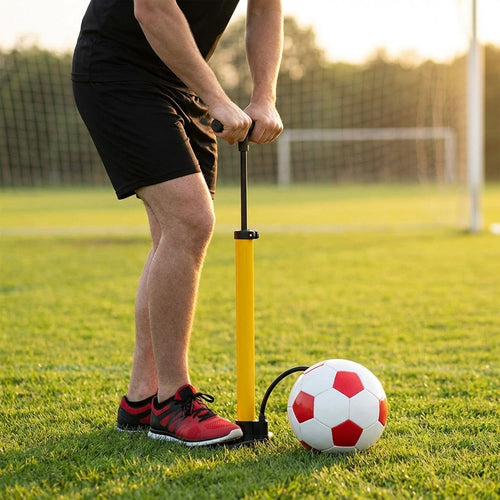 Football Stirrup Pump – 64cm – Aluminium – Sports Equipment