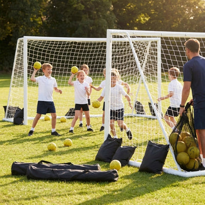 Handball Goal Set – Assorted Colours – Foam & PVC – School Sports