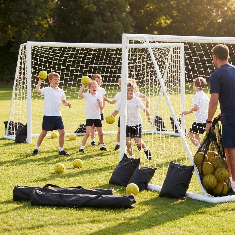 Handball Goal Set – Assorted Colours – Foam & PVC – School Sports