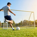 3m x 2m aluminium futsal goals, foldaway design - product detail