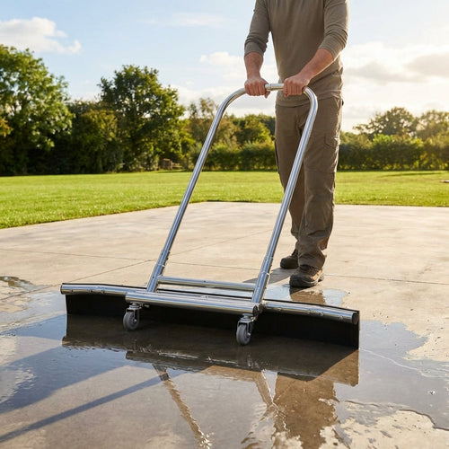 Industrial Floor Squeegee – Blue – Aluminium & Steel – Indoor/Outdoor Use