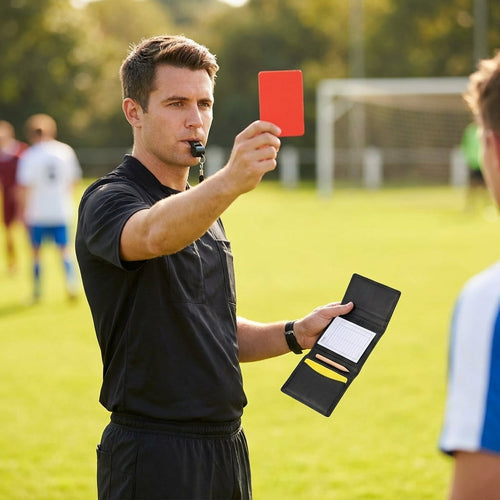 Referee Wallet – 12cm x 9cm – Synthetic Leather – Football Matches