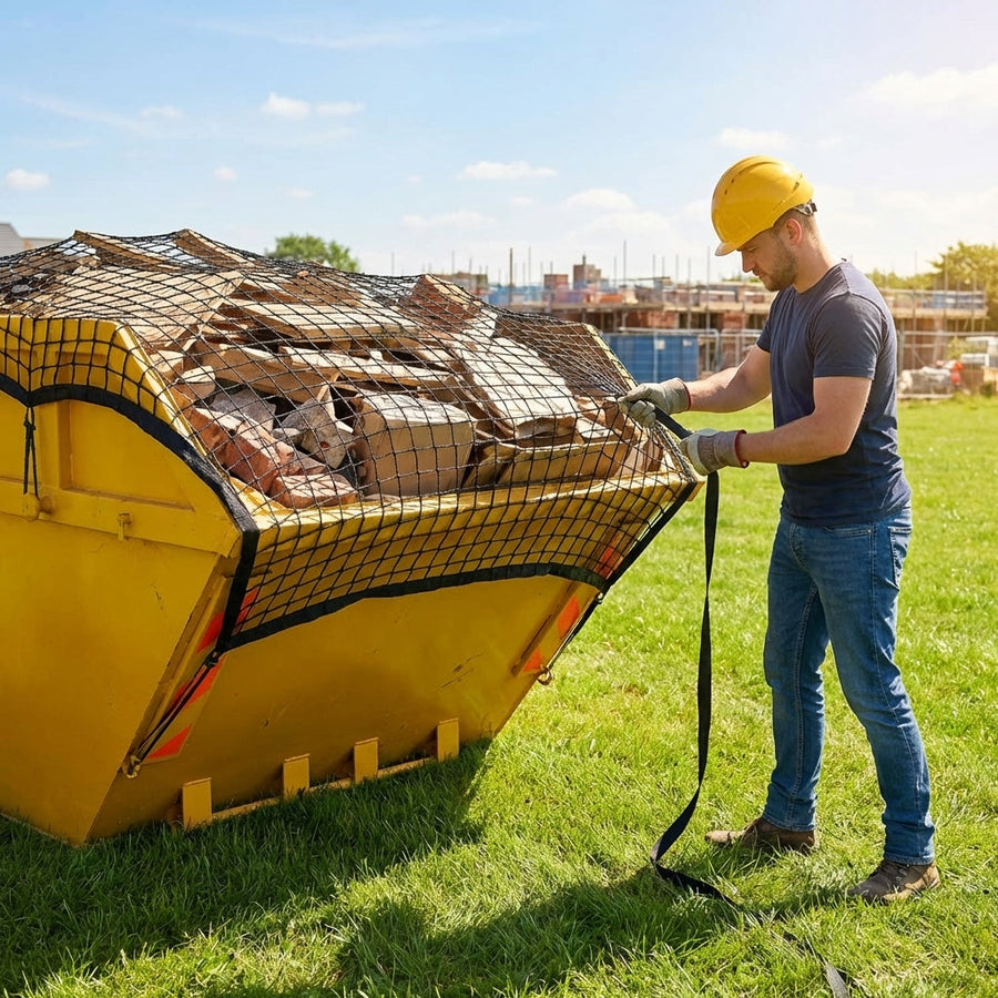 Heavy Duty Skip Nets – Various Sizes – HDPE Twine – Industrial Use