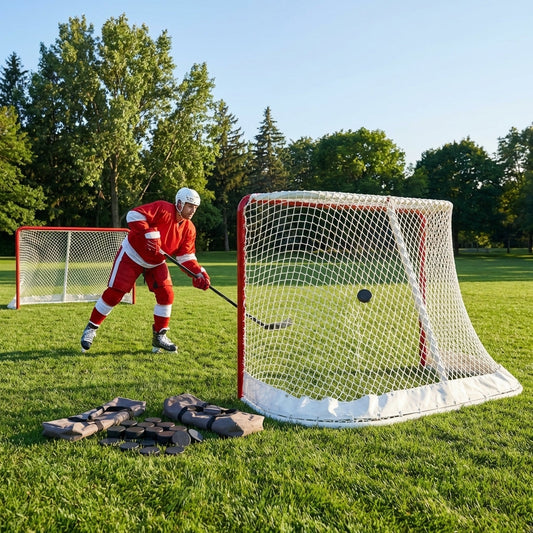 Replacement ice hockey net with polypropylene material for professional use - product detail