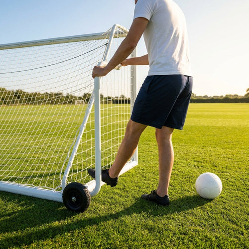 Football Goal – 24x8ft – Aluminium Freestanding – Stadium Use
