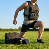 Weighted training vest made of durable nylon for fitness and running - product detail