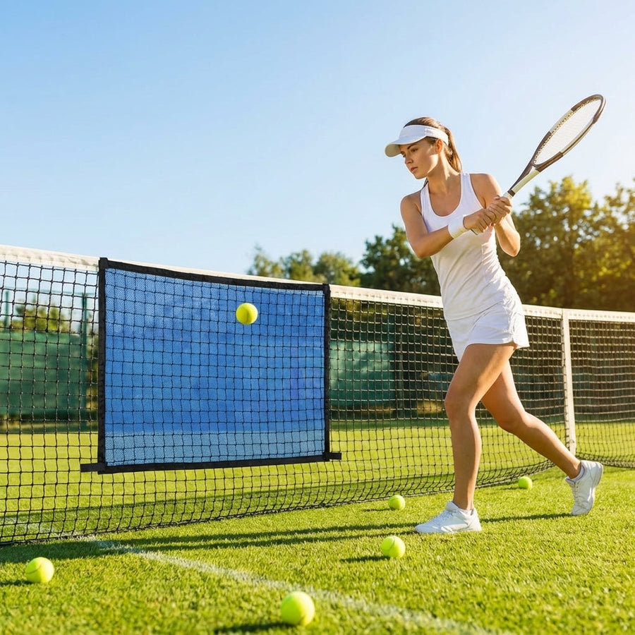 Tennis Net Targets – Blue & Green – Durable Material – Training Equipment