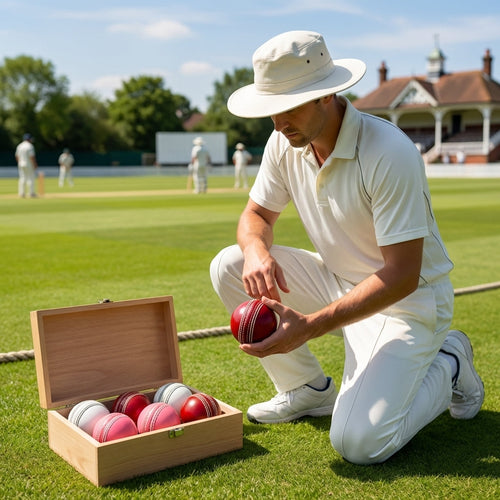 Cricket Balls – Multiple Colours – Leather & Cork – Professional Matches