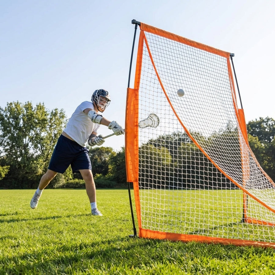 Lacrosse Backstop Net – 12ft x 9ft – Durable Polyester – Training & Matchday