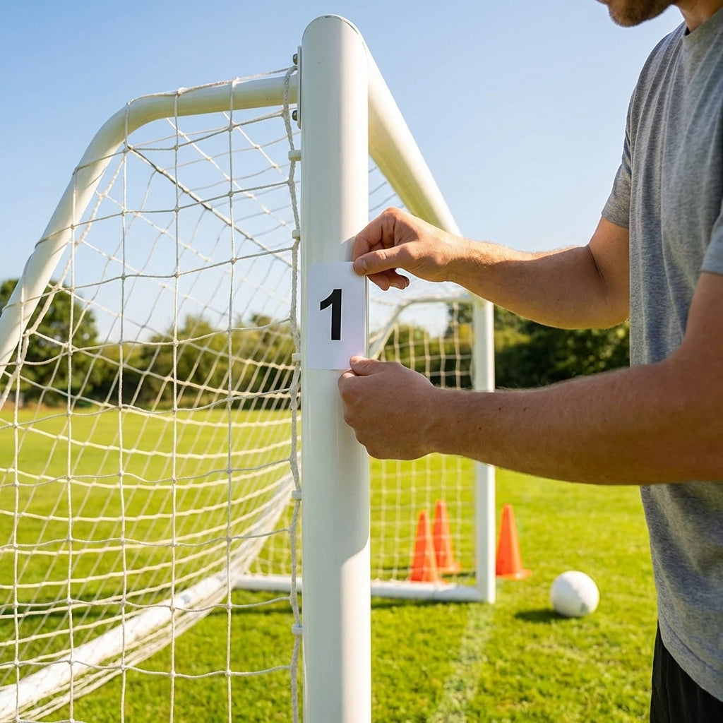 Vinyl Number Stickers for Goal Post Identification - product detail