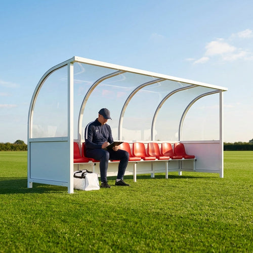 Heavy Duty Aluminium Team Shelter – Various Sizes & Colours – Quick Assembly – Sports Grounds