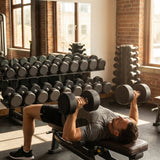 Urethane dumbbells with steel core, ideal for gyms - product detail