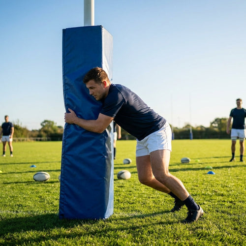 Custom Rugby Post Protectors – 6ft – PVC – Sports & Industrial Use