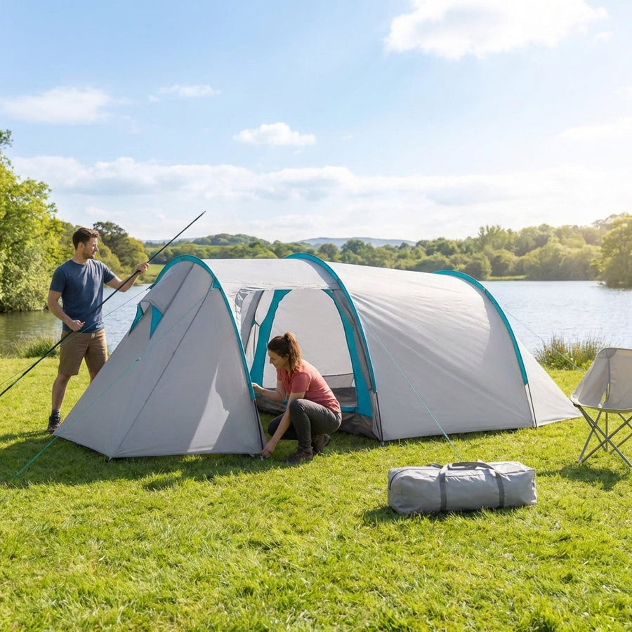 Camping Tent – 6 Man – Waterproof Polyester – Outdoor Festivals