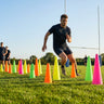 Rugby Training Marker Cones – Multiple Heights – Durable Plastic – Sports Training