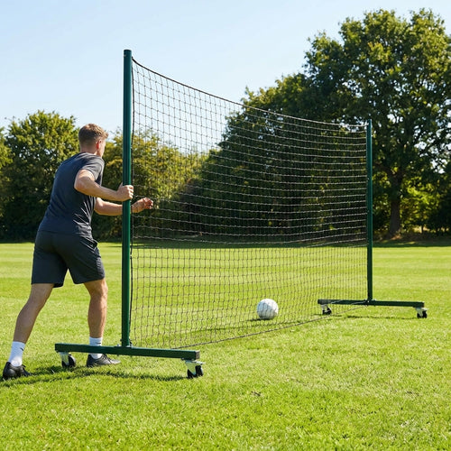 Mobile Ball Stop Netting – 3.7m/6.1m – Aluminium & Steel – Sports Grounds